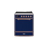 ILVE 30" Majestic II Series Induction Range with 4 Elements 2.3 cu. ft. Total Oven Capacity TFT Oven Control Display - UMI30QNE3