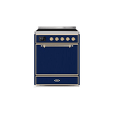 ILVE 30" Majestic II Series Induction Range with 4 Elements 2.3 cu. ft. Total Oven Capacity TFT Oven Control Display - UMI30QNE3