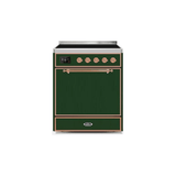 ILVE 30" Majestic II Series Induction Range with 4 Elements 2.3 cu. ft. Total Oven Capacity TFT Oven Control Display - UMI30QNE3