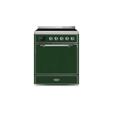 ILVE 30" Majestic II Series Induction Range with 4 Elements 2.3 cu. ft. Total Oven Capacity TFT Oven Control Display - UMI30QNE3