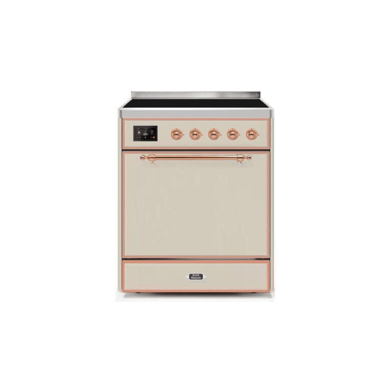 ILVE 30" Majestic II Series Induction Range with 4 Elements 2.3 cu. ft. Total Oven Capacity TFT Oven Control Display - UMI30QNE3