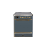 ILVE 30" Majestic II Series Induction Range with 4 Elements 2.3 cu. ft. Total Oven Capacity TFT Oven Control Display - UMI30QNE3