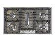 ILVE 36 Inch Stainless Steel Natural Gas/Propane Cooktop UHP95FCI/UHP95FCILP
