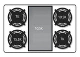 ILVE 36 Inch Stainless Steel Natural Gas/Propane Cooktop - UHP95FCI