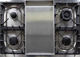ILVE 36" Majestic II Series Dual Fuel Gas Range with 6 Burners with 3.5 cu. ft. Oven Capacity TFT Oven Control Display - UM096DNS3