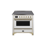 ILVE 36" Majestic II Series Electric Induction and Electric Oven Range with 5 Elements - UMI09NS3