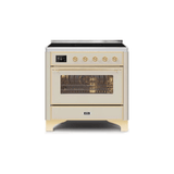 ILVE 36" Majestic II Series Electric Induction and Electric Oven Range with 5 Elements - UMI09NS3