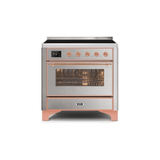ILVE 36" Majestic II Series Electric Induction and Electric Oven Range with 5 Elements - UMI09NS3