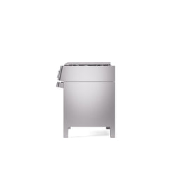 ILVE 36" Panoramagic Freestanding Single Oven Dual Fuel Range with 5 Sealed Burners and Griddle UPM09FDS3