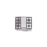 ILVE 36" Panoramagic Freestanding Single Oven Dual Fuel Range with 5 Sealed Burners and Griddle - UPM09FDS3SS