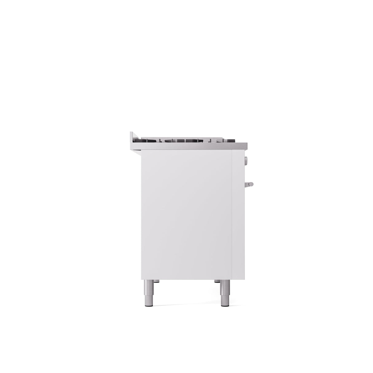 ILVE 48Inch Professional Plus II Freestanding Dual Fuel Range with 8 Sealed Burner - UP48FWMP