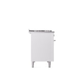 ILVE 48Inch Professional Plus II Freestanding Dual Fuel Range with 8 Sealed Burner - UP48FWMP