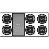 ILVE 48 Inch Stainless Steel Natural Gas/Propane Cooktop - UHP1265FDI