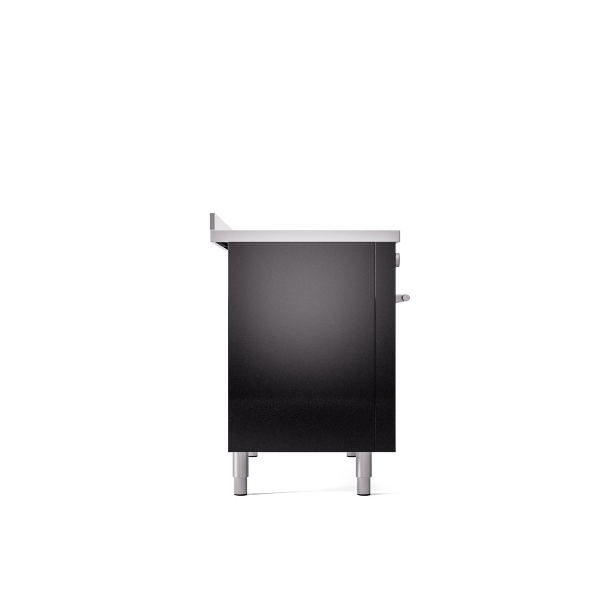 ILVE 48" Professional Plus II Series Freestanding Electric Double Oven Range with 8 Elements, Triple Glass Cool Door, Convection Oven, TFT Oven Control Display and Child Lock - UPI486WMP