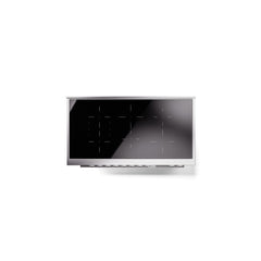 ILVE 48" Professional Plus II Series Freestanding Electric Double Oven Range with 8 Elements, Triple Glass Cool Door, Convection Oven, TFT Oven Control Display and Child Lock UPI486WMP