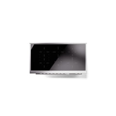 ILVE 48" Professional Plus II Series Freestanding Electric Double Oven Range with 8 Elements, Triple Glass Cool Door, Convection Oven, TFT Oven Control Display and Child Lock UPI486WMP
