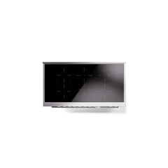 ILVE 48" Professional Plus II Series Freestanding Electric Double Oven Range with 8 Elements, Triple Glass Cool Door, Convection Oven, TFT Oven Control Display and Child Lock UPI486WMP