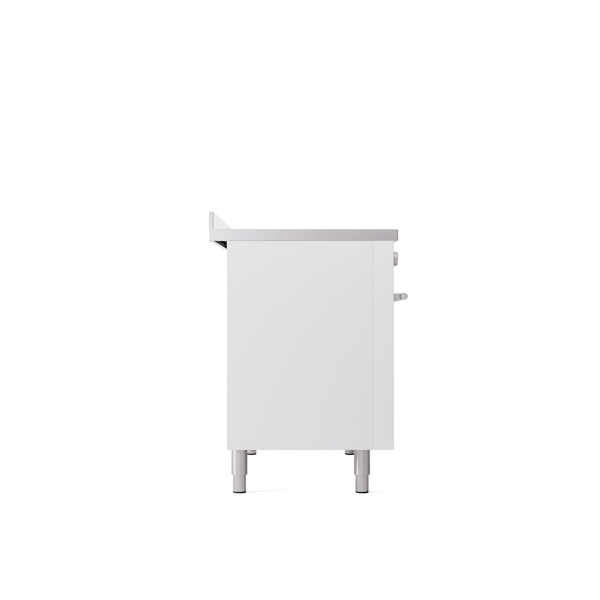 ILVE 48" Professional Plus II Series Freestanding Electric Double Oven Range with 8 Elements, Triple Glass Cool Door, Convection Oven, TFT Oven Control Display and Child Lock - UPI486WMP