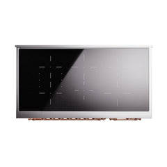 ILVE Nostalgie II 48" Electric Range with 6 Induction Elements Solid Door UPI486QNMP