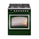 ILVE Nostalgie II Noblesse 30″ Dual Fuel Range Triple Glass Door - UN30NMP