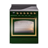 ILVE Nostalgie II Noblesse 30″ Induction Freestanding Range with Triple Glass Door - UNI304NMP
