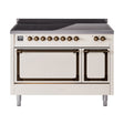 ILVE Nostalgie II Noblesse 48″ Induction Freestanding Range with Solid Door UNI486QNMP