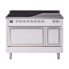 ILVE Nostalgie II Noblesse 48″ Induction Freestanding Range with Solid Door UNI486QNMP