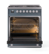 ILVE Professional Plus II 30Inch Freestanding Dual Fuel Range with 5 Sealed Burner - UP30WMP