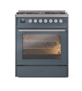 ILVE Professional Plus II 30Inch Freestanding Dual Fuel Range with 5 Sealed Burner - UP30WMP