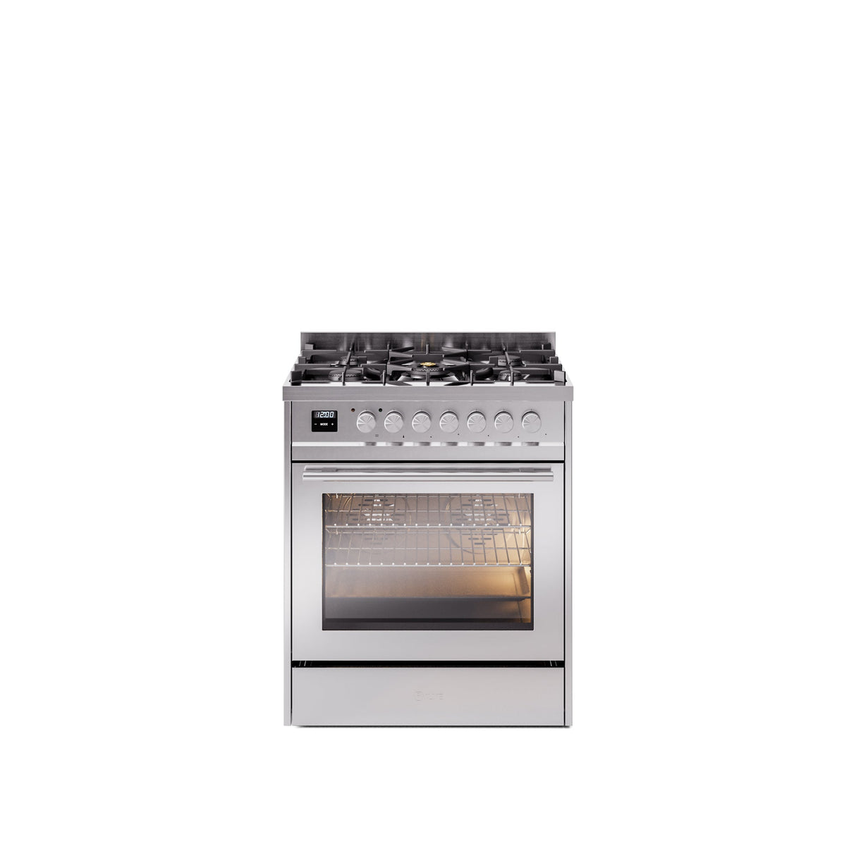 ILVE Professional Plus II 30Inch Freestanding Dual Fuel Range with 5 Sealed Burner - UP30WMP