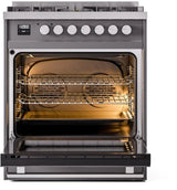 ILVE Professional Plus II 30Inch Freestanding Dual Fuel Range with 5 Sealed Burner - UP30WMP