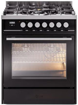 ILVE Professional Plus II 30Inch Freestanding Dual Fuel Range with 5 Sealed Burner - UP30WMP