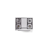 ILVE Professional Plus II 36Inch Freestanding Dual Fuel Range with 6 Sealed Burner - UP36FWMP