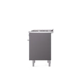 ILVE Professional Plus II 36Inch Freestanding Dual Fuel Range with 6 Sealed Burner - UP36FWMP