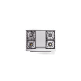 ILVE Professional Plus II 36Inch Freestanding Dual Fuel Range with 6 Sealed Burner - UP36FWMP