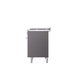 ILVE Professional Plus II 40Inch Freestanding Dual Fuel Range with 6 Sealed Burner - UPD40FWMP