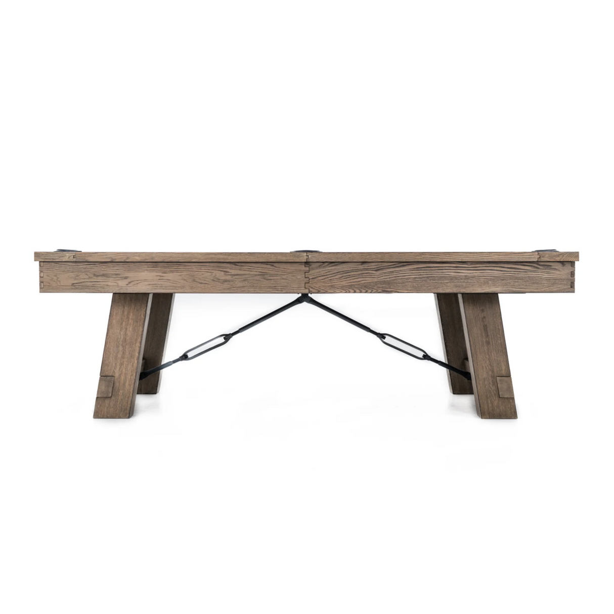 Plank & Hide Isaac Wood Pool Table with Free Accessory Kit