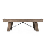 Plank & Hide Isaac Wood Pool Table with Free Accessory Kit