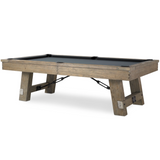 Plank & Hide Isaac Wood Pool Table with Free Accessory Kit