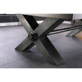 Plank & Hide Vox Steel Pool Table with Free Accessory Kit and Free Steel Cue Rack
