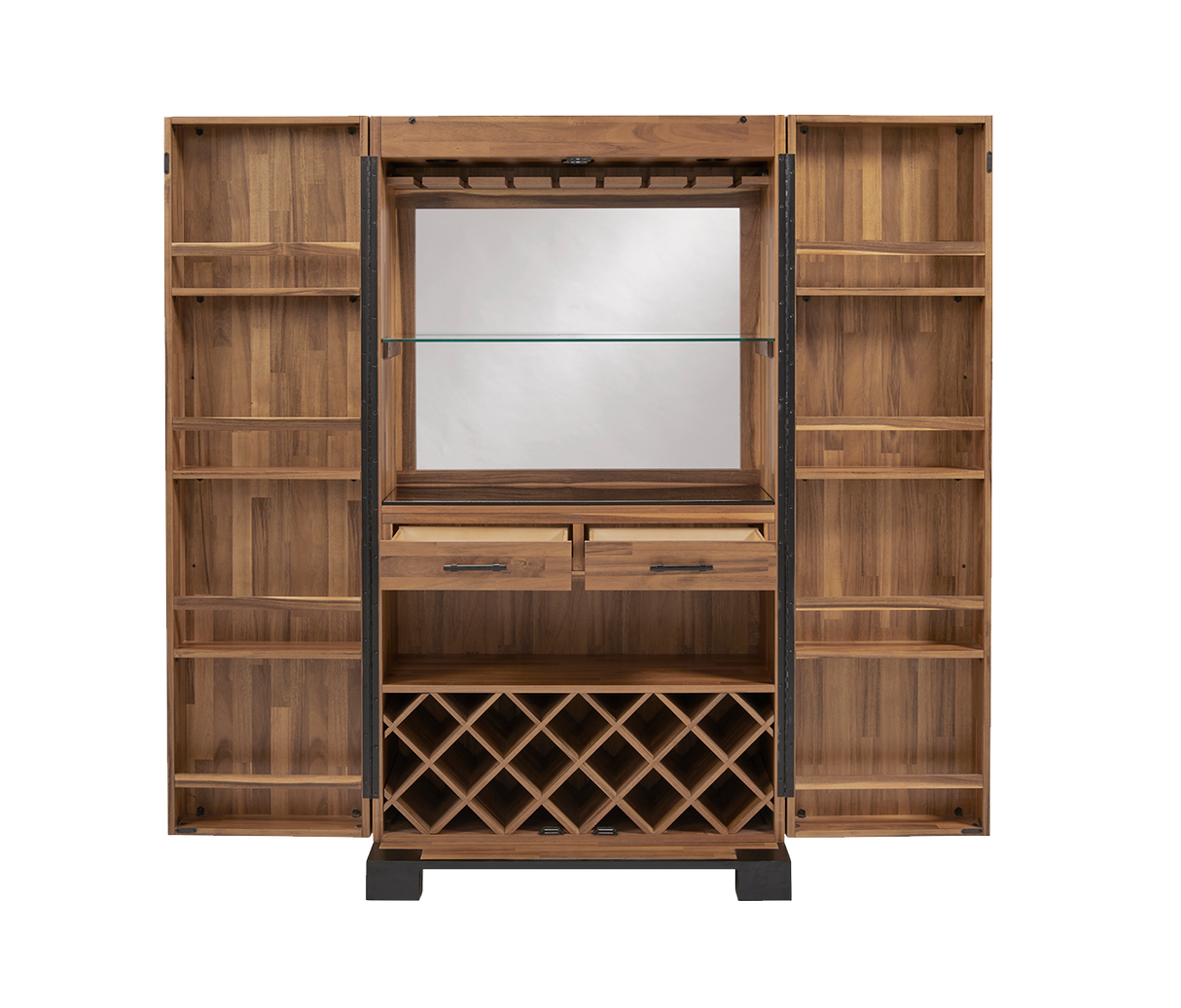 American Heritage Billiards Knoxville Wine & Spirit Cabinet (Acacia)