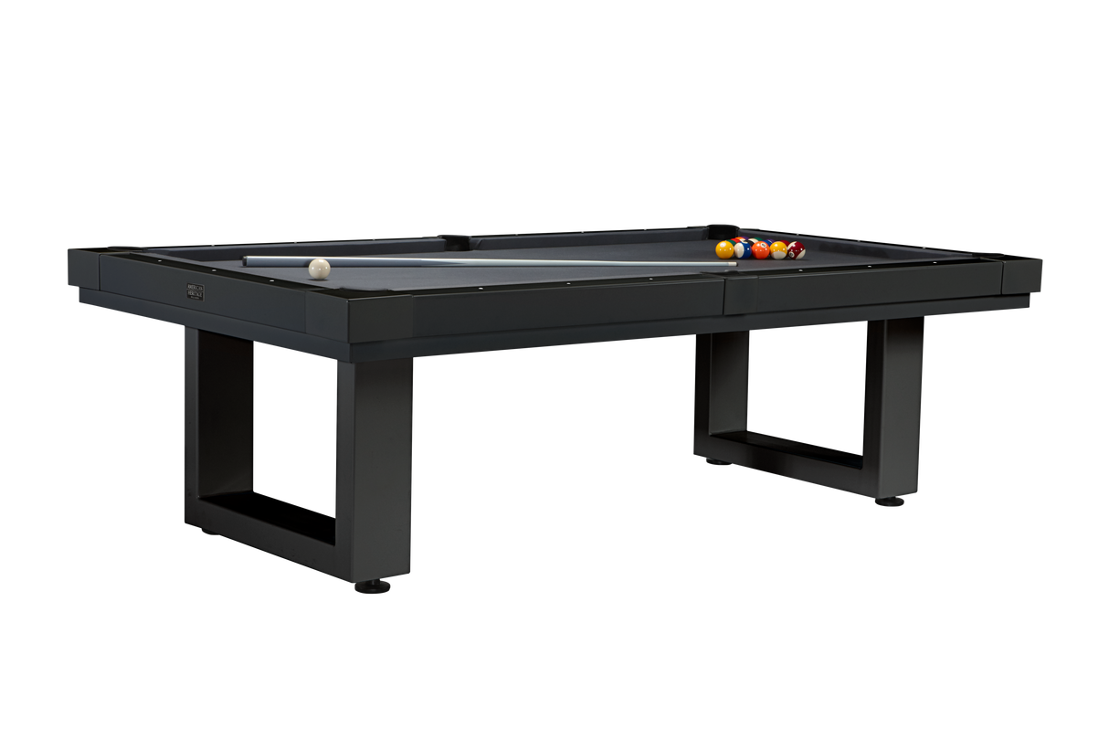 American Heritage Billiards Lanai 8' Outdoor Pool Table (Obsidian Black)