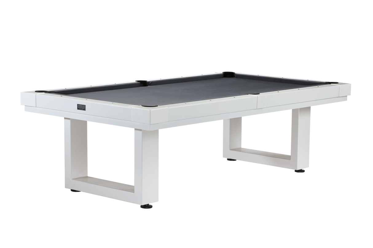American Heritage Billiards Lanai 8' Outdoor Pool Table (Pearl White)