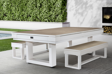 American Heritage Billiards Lanai Outdoor Full Set (Pearl White)