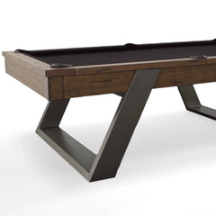 Plank & Hide Modesto Wood Pool Table (Size 8') 87004-SMK with Free Accessory Kit