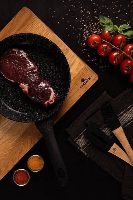 Maxima House GRANITEX Frying Pan with Lid 9.4"