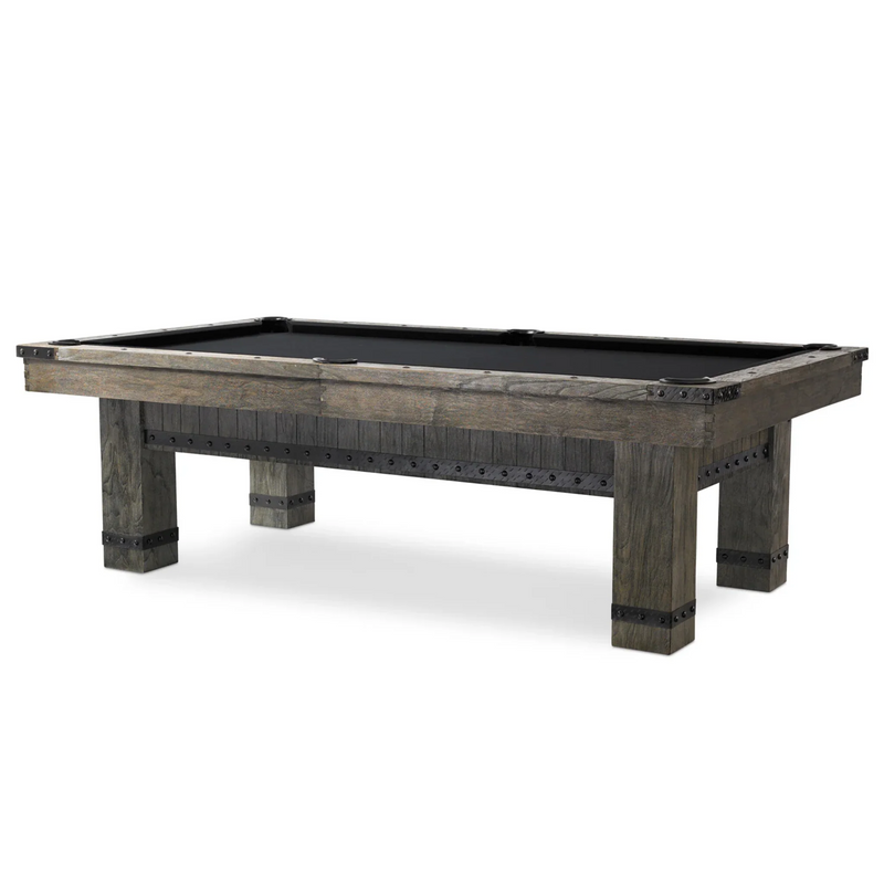 Plank & Hide Morse Wood Pool Table (Size 8') 87007-BWD with Optional Free Accessory Kit