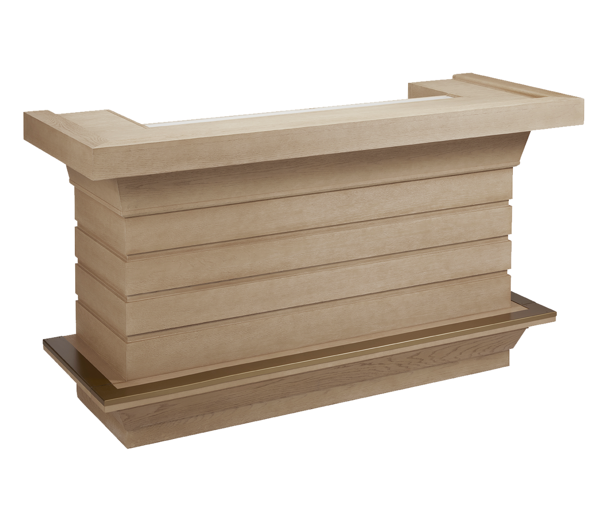 American Heritage Billiards Port Royal Home Bar (White Oak)