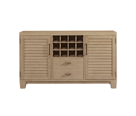 American Heritage Billiards Port Royal Bar Console (White Oak)