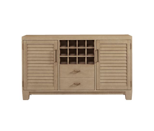 American Heritage Billiards Port Royal Bar Console (White Oak)